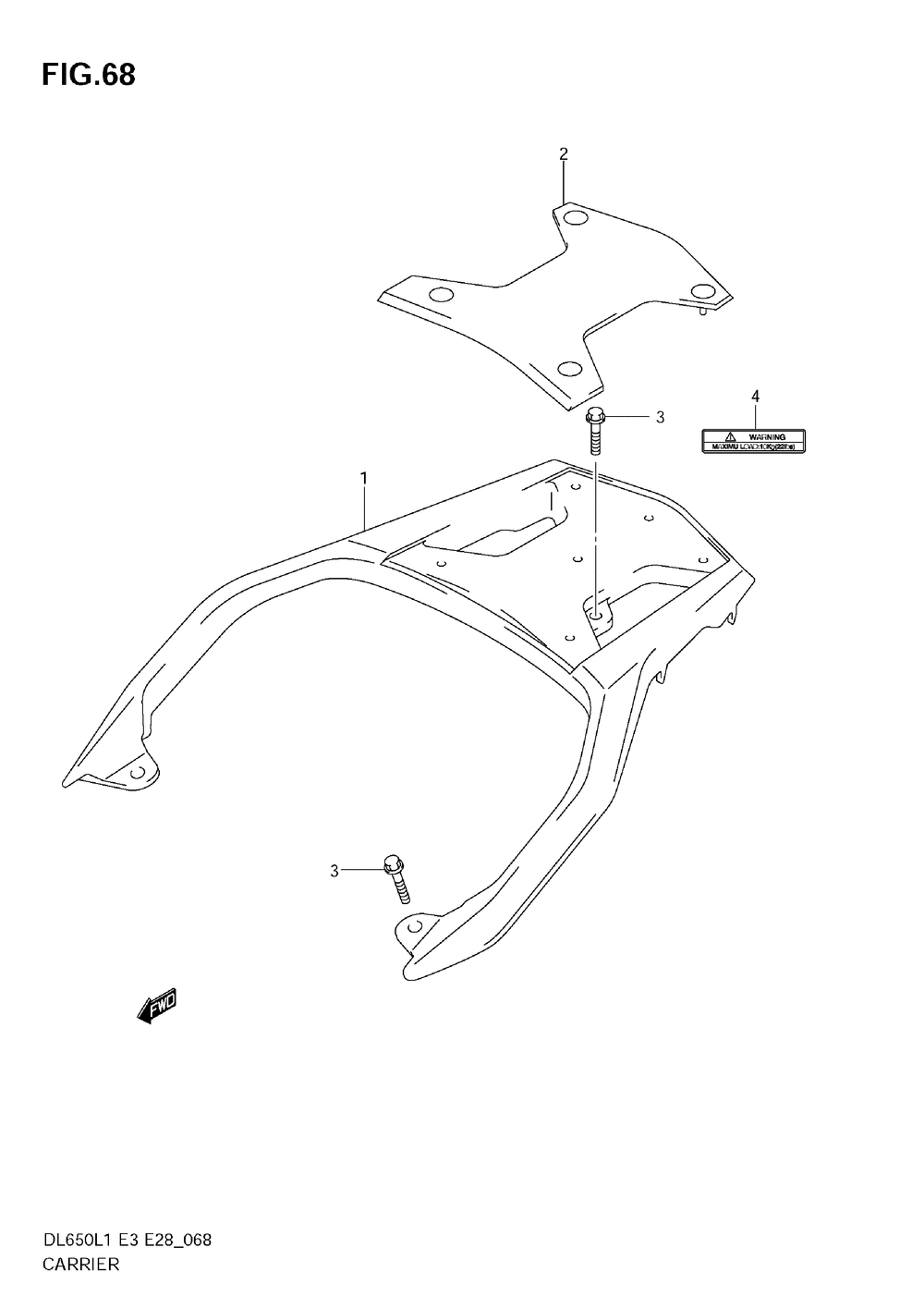 Carrier (dl650a l1 e33)