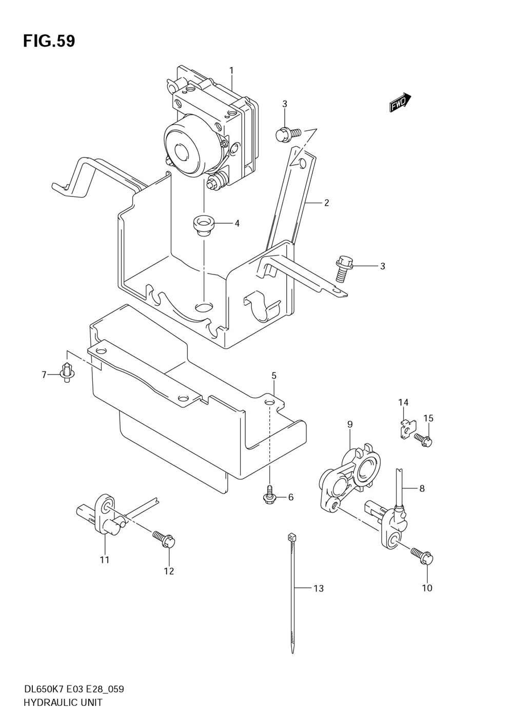 Hydraulic unit (dl650ak7)