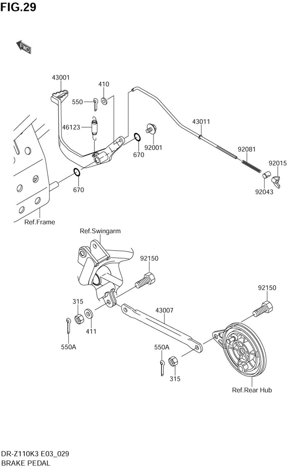 Brake pedal