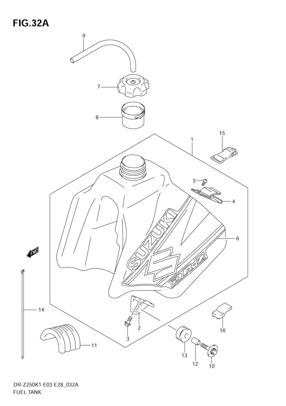 Fuel tank (model k2)