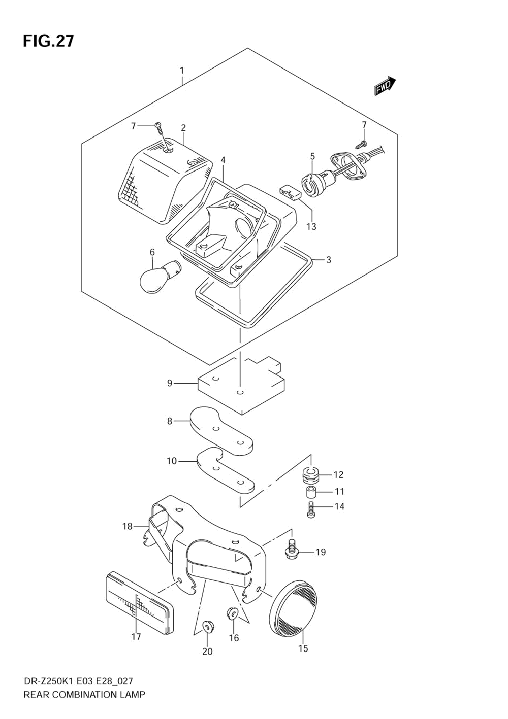 Rear combination lamp