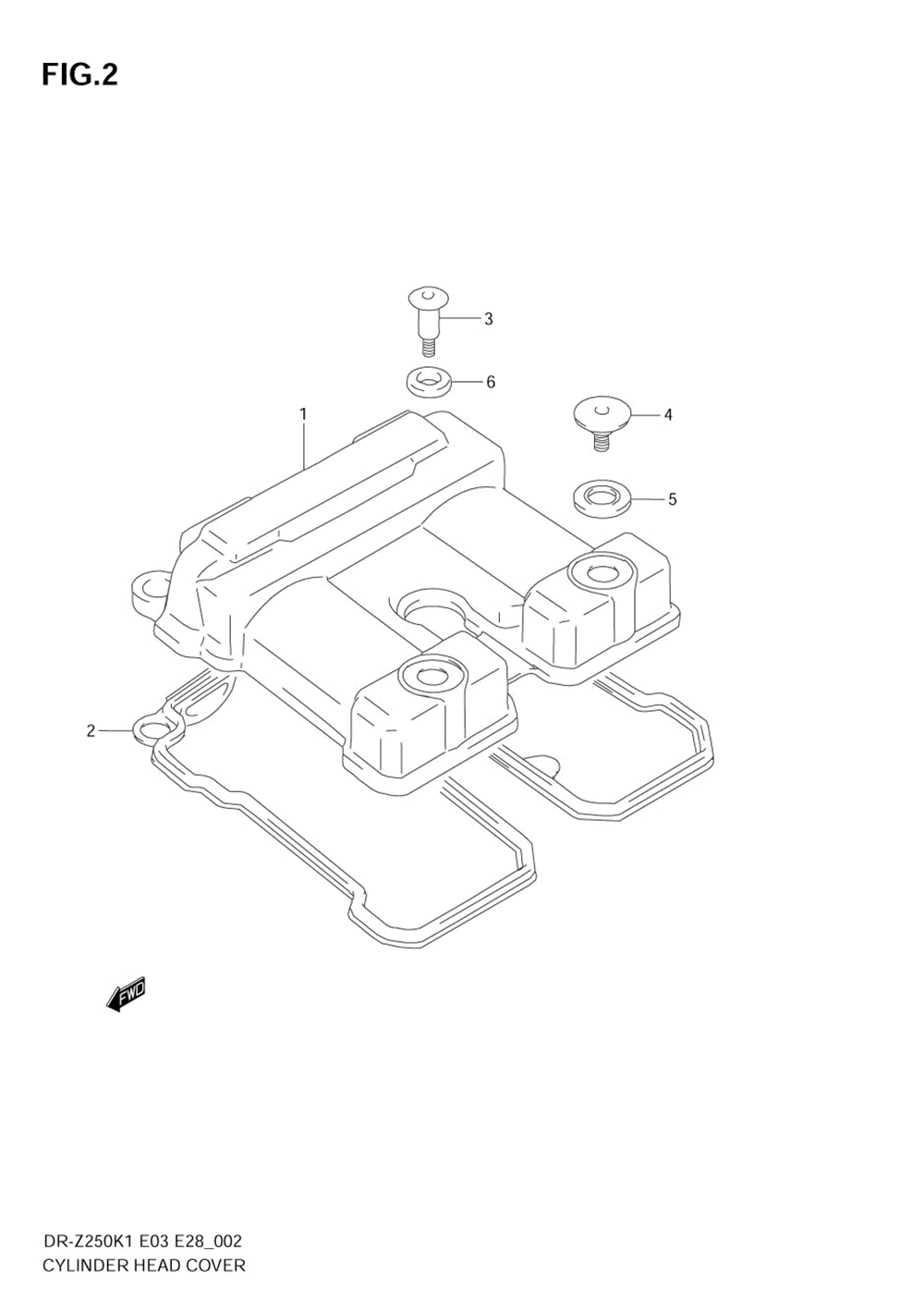 Cylinder head cover