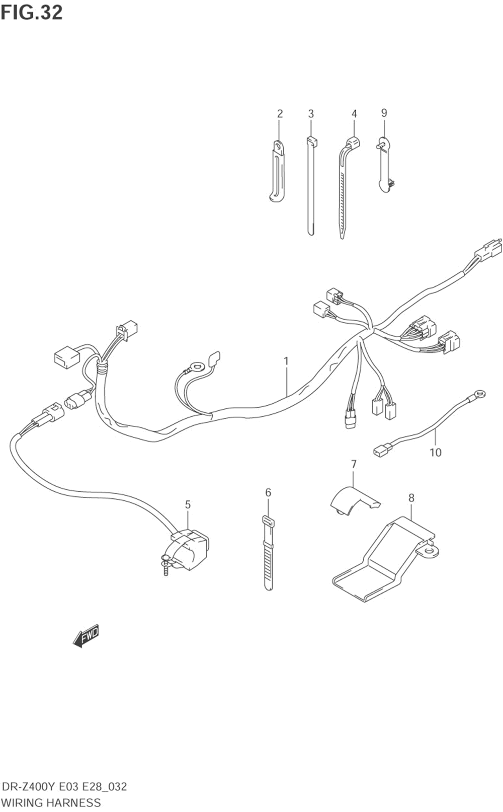 Wiring harness (dr-z400y_k1_k2_k3_k4)