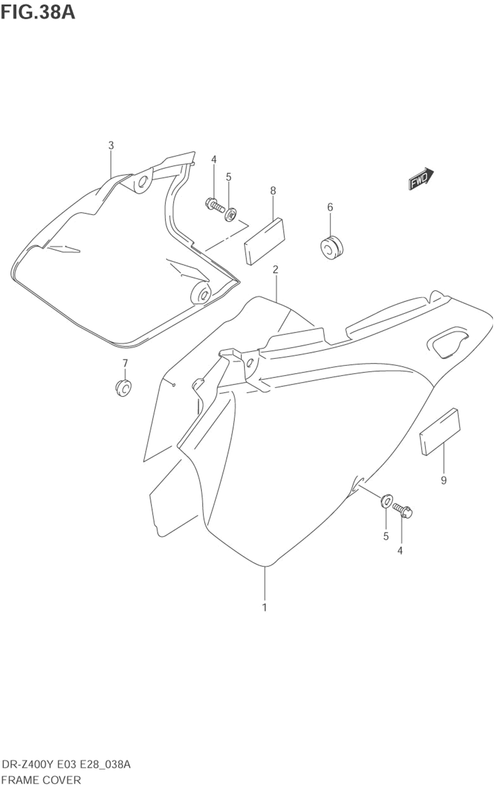 Frame cover (model k3_k4)