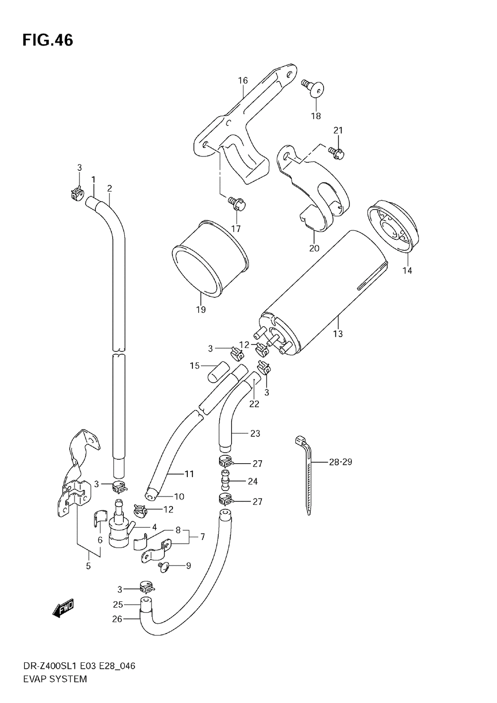 Evap system (dr-z400sl1 e33)