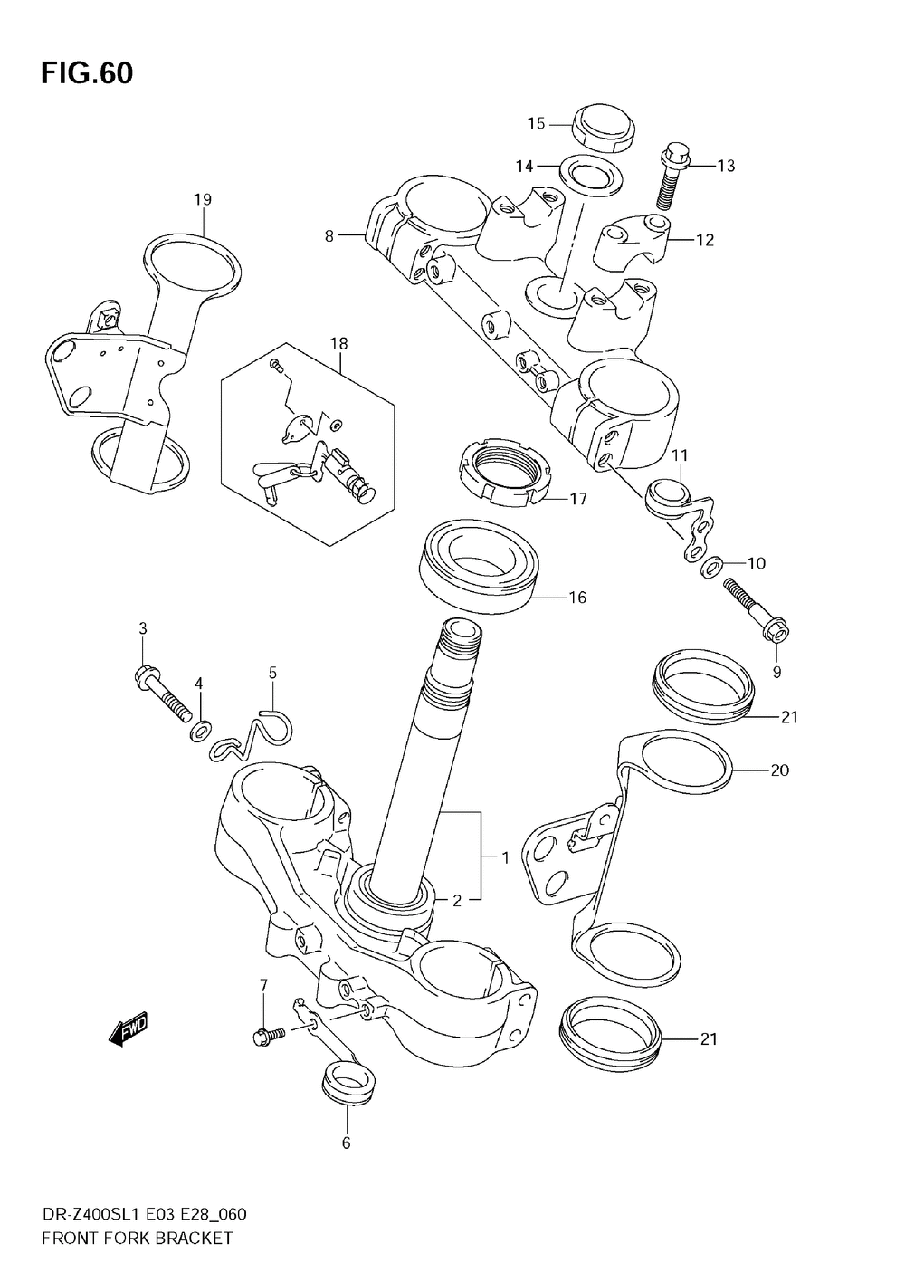 Front fork bracket