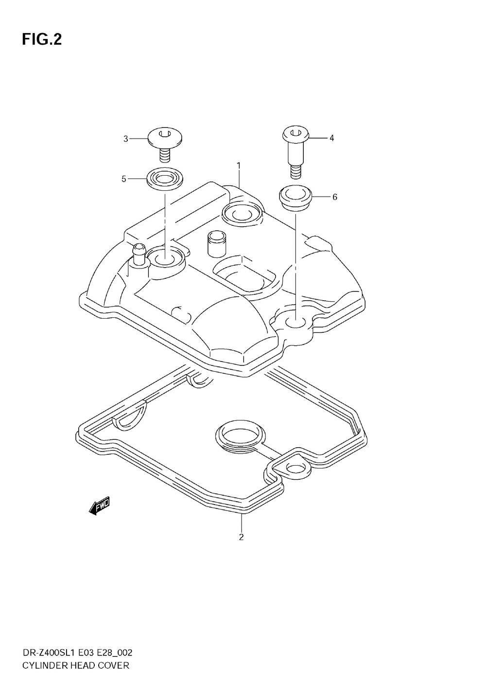 Cylinder head cover