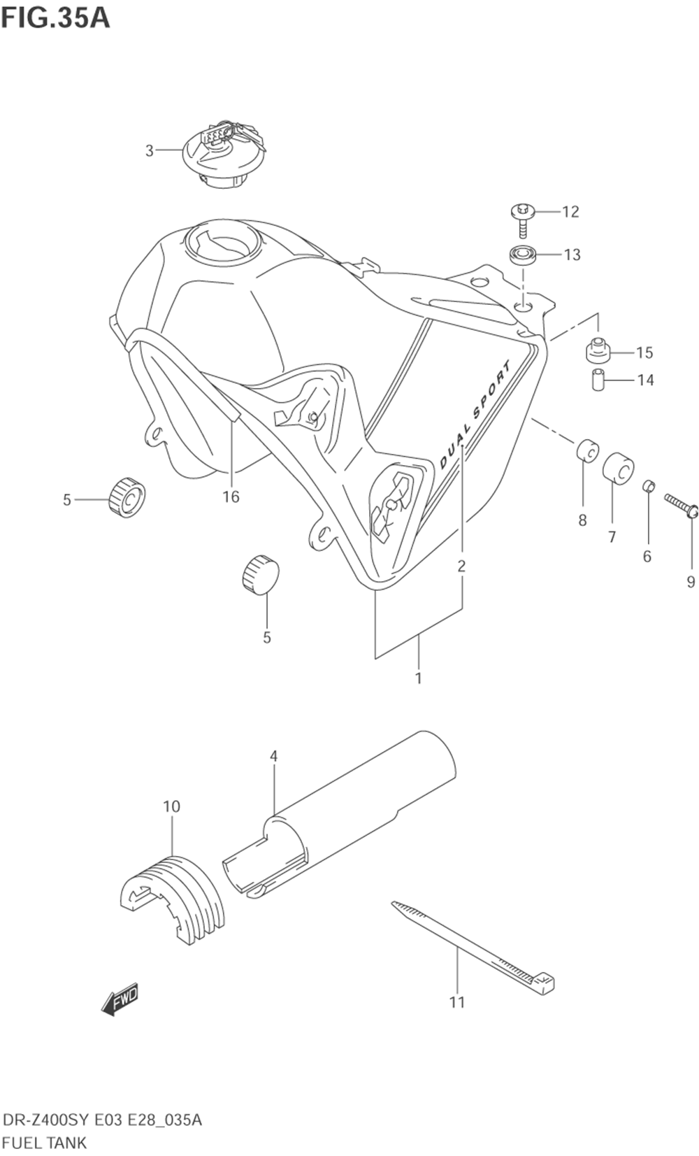 Fuel tank (model k1)