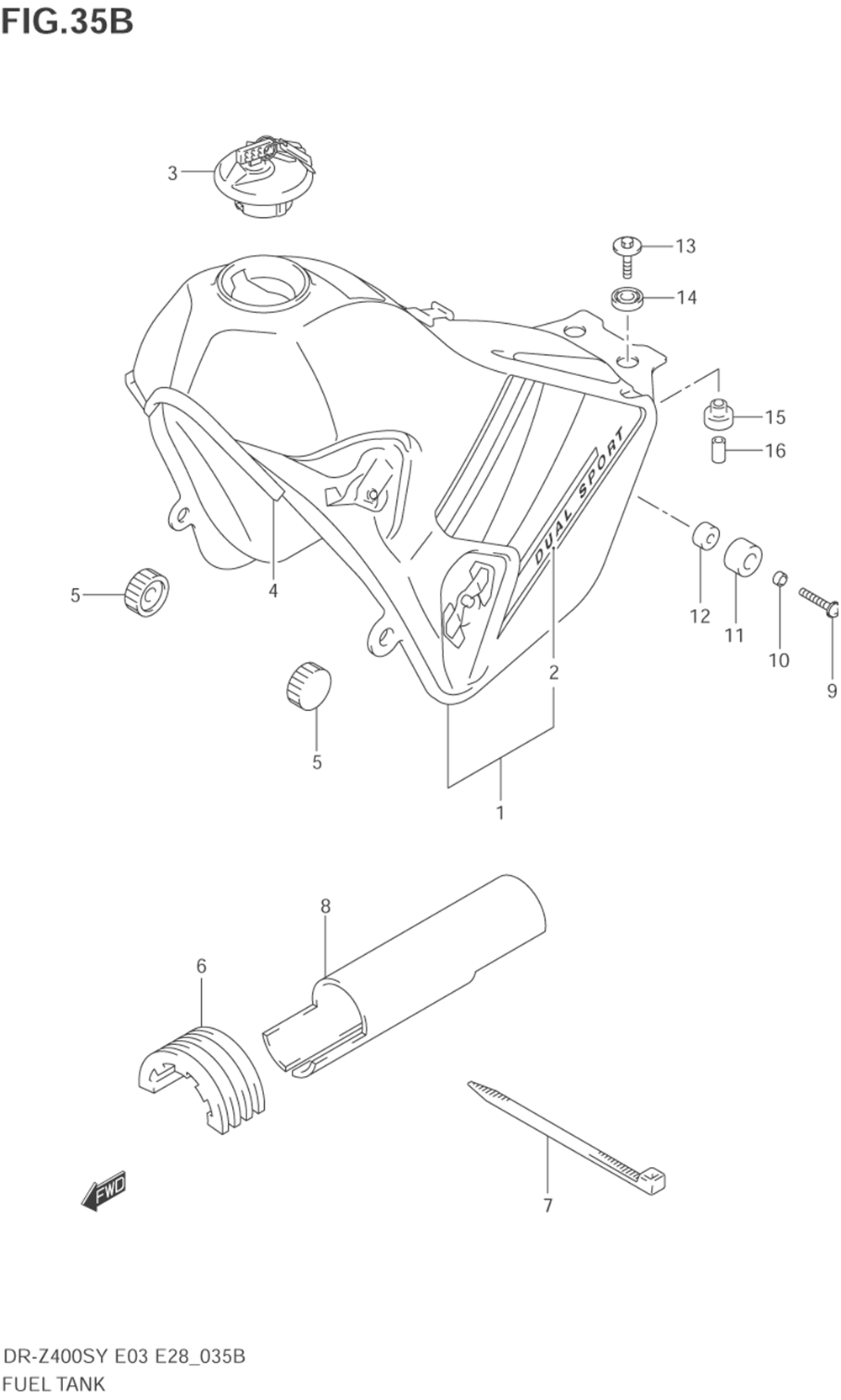 Fuel tank (model k2)