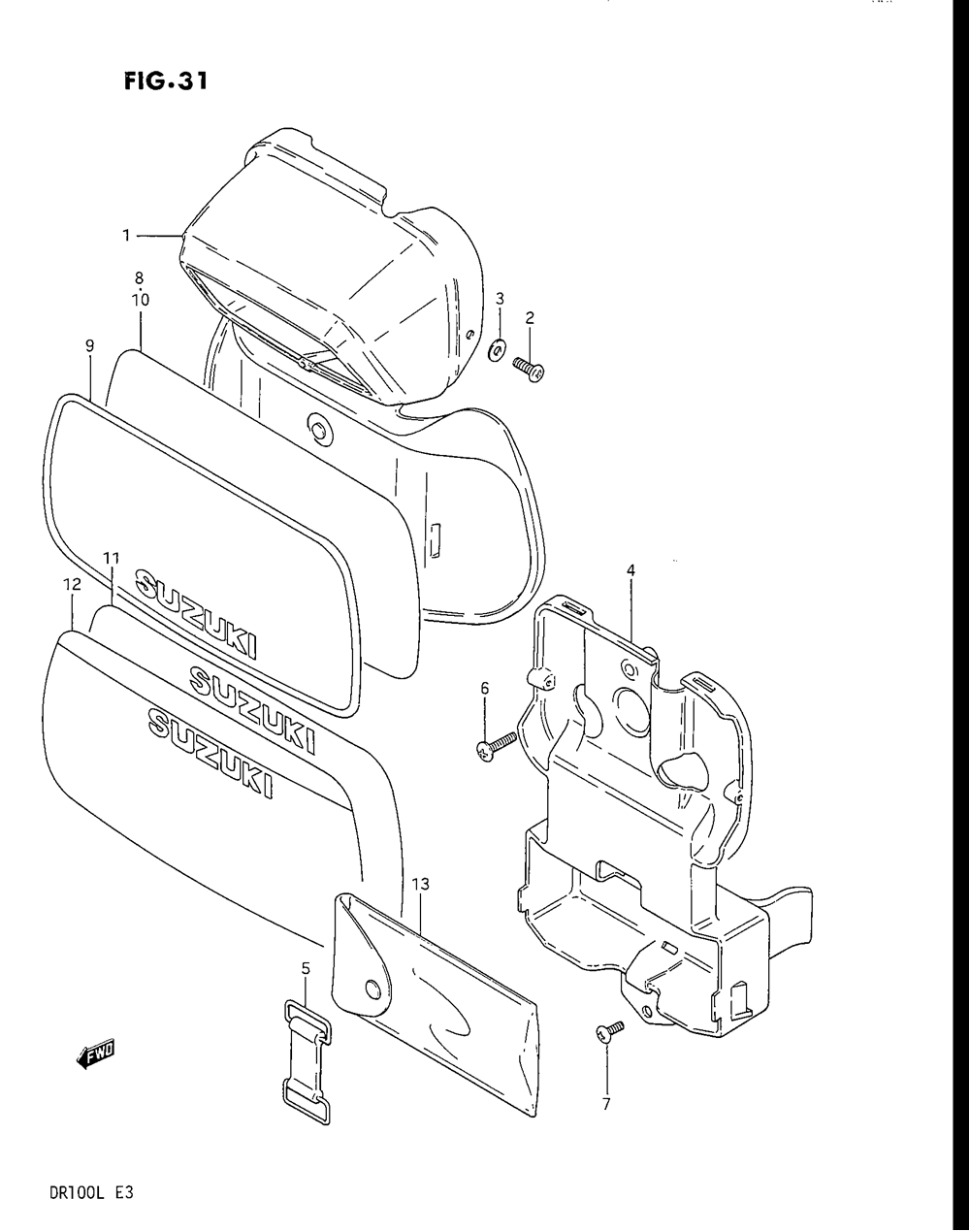 Headlamp housing