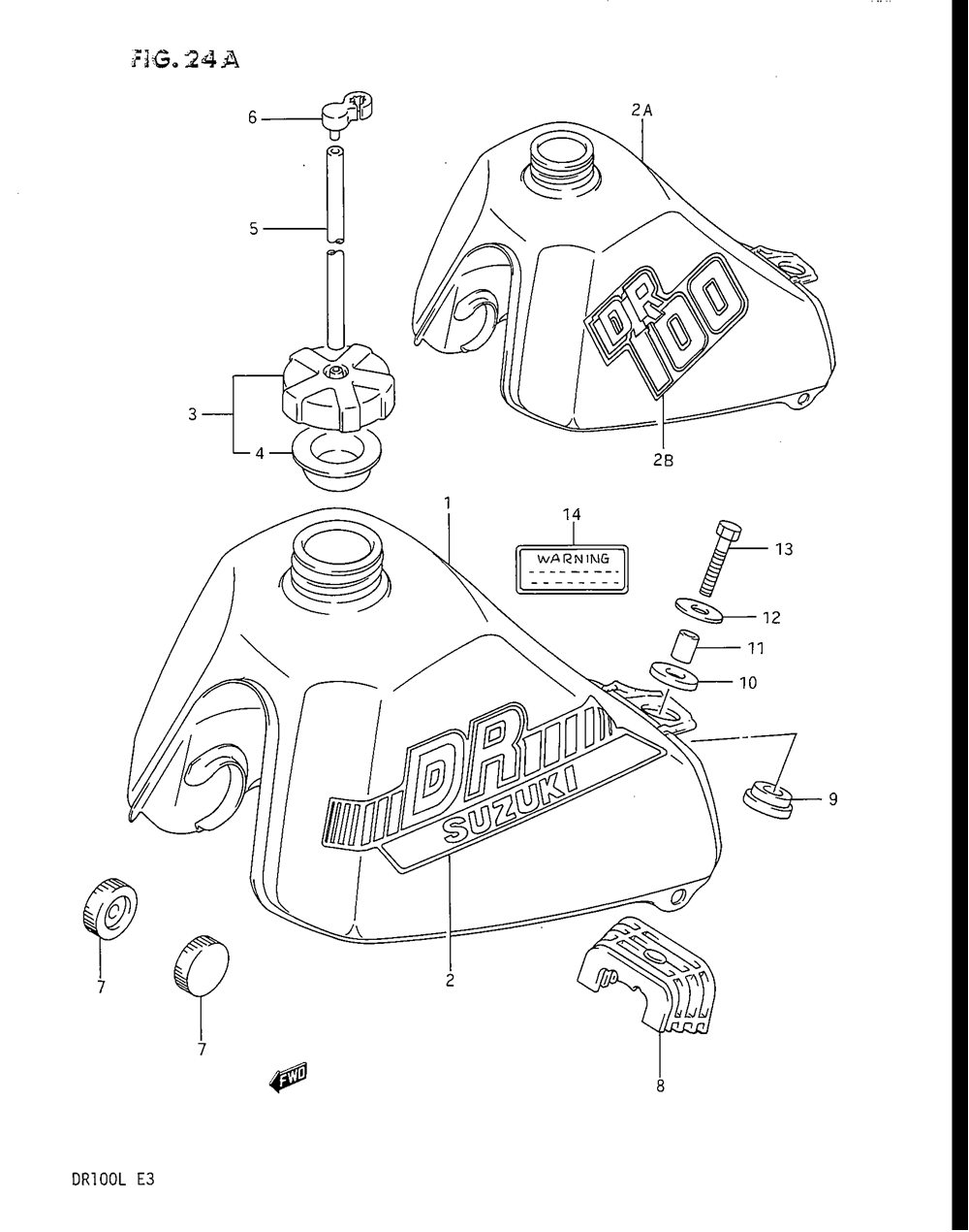 Fuel tank (model j_k)