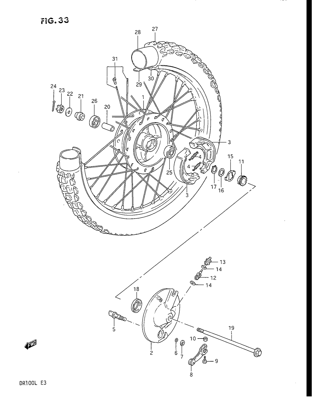 Front wheel