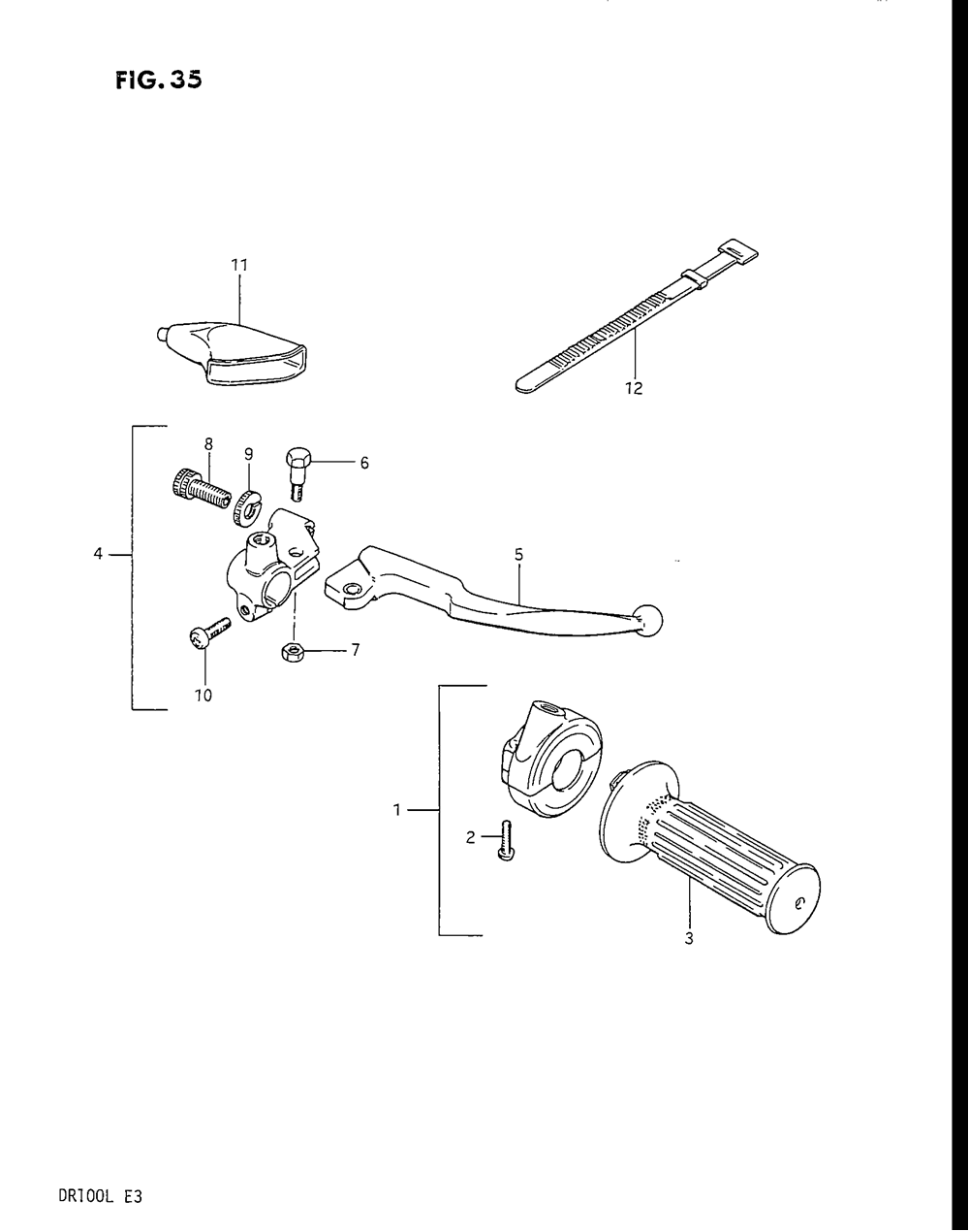 Right handle switch