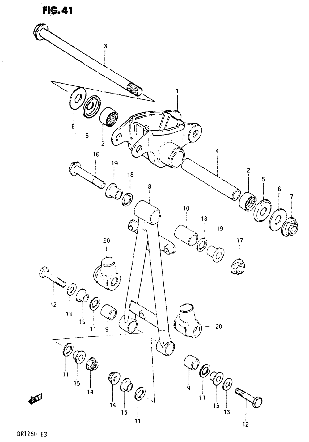 Cushion lever (model z)