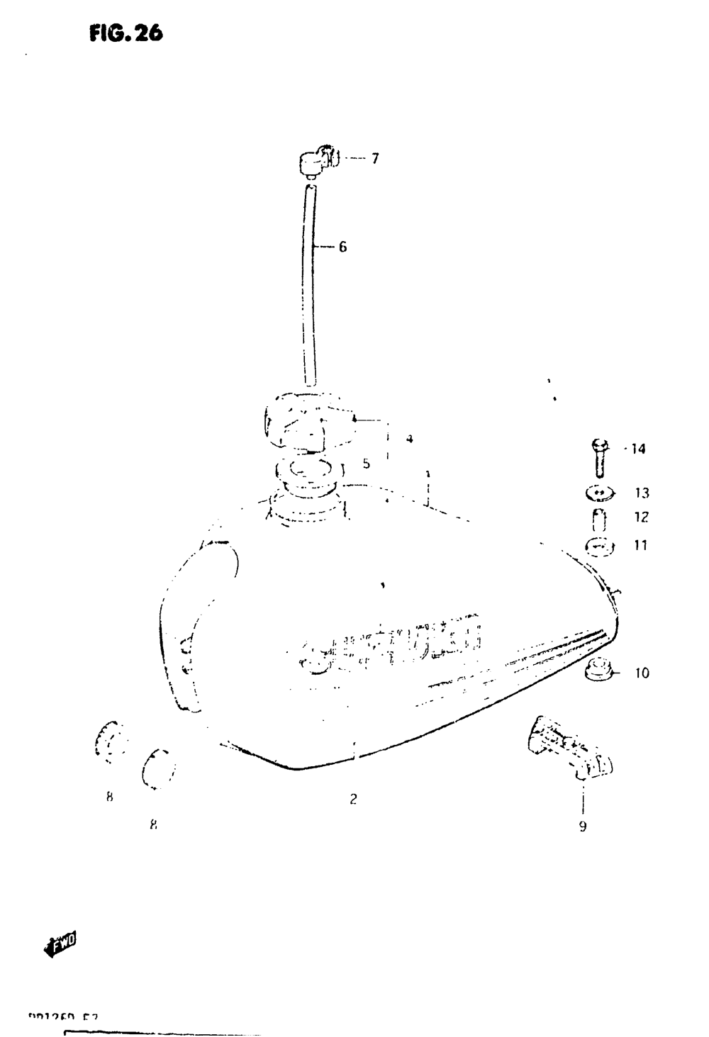 Fuel tank (model d)