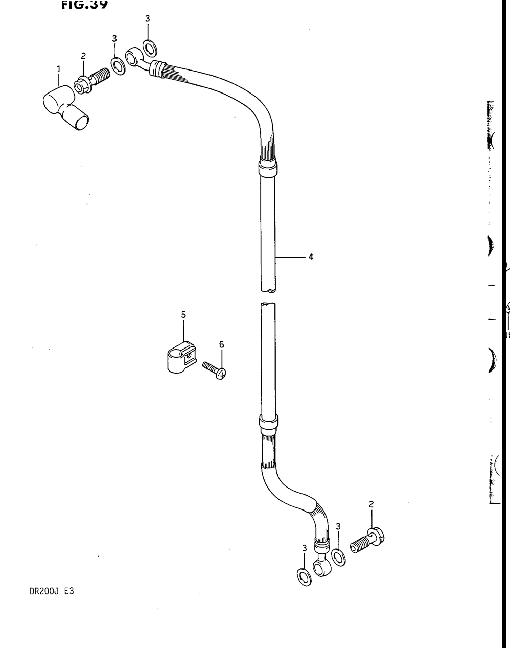 Front brake hose