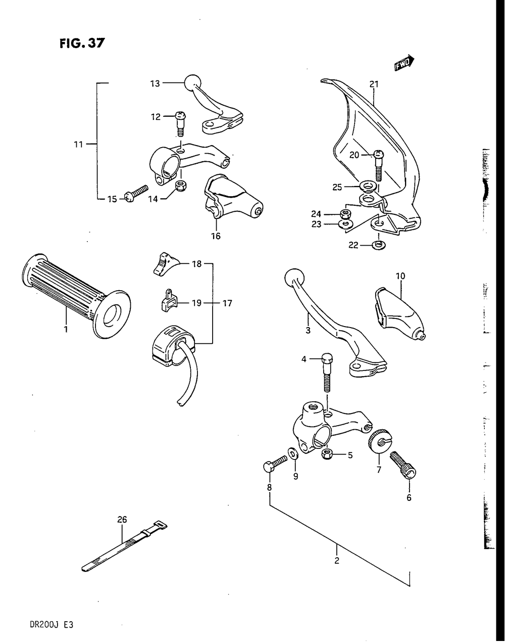 Left handle switch