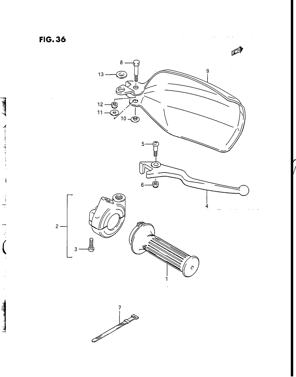 Right handle switch