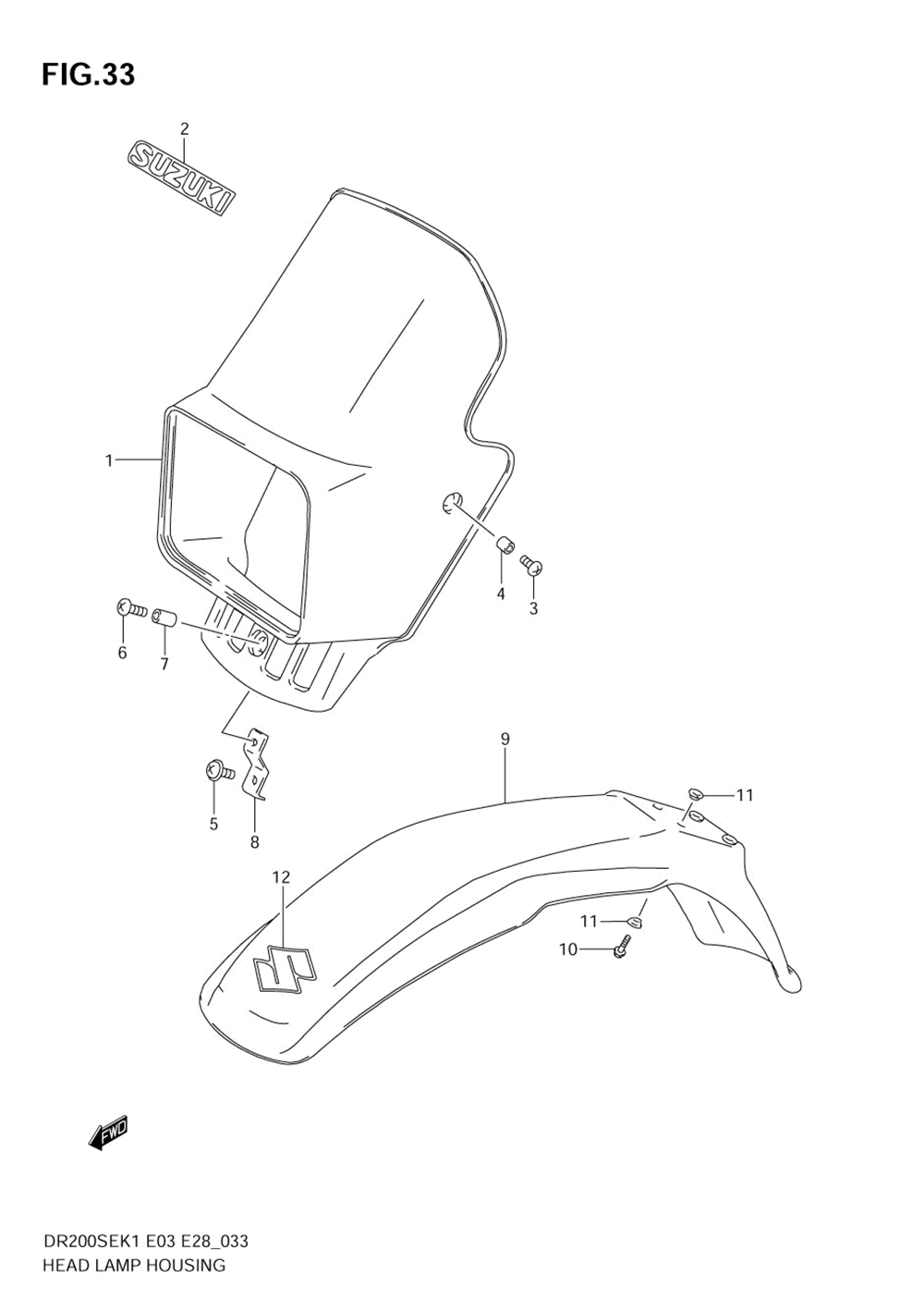 Headlamp cover