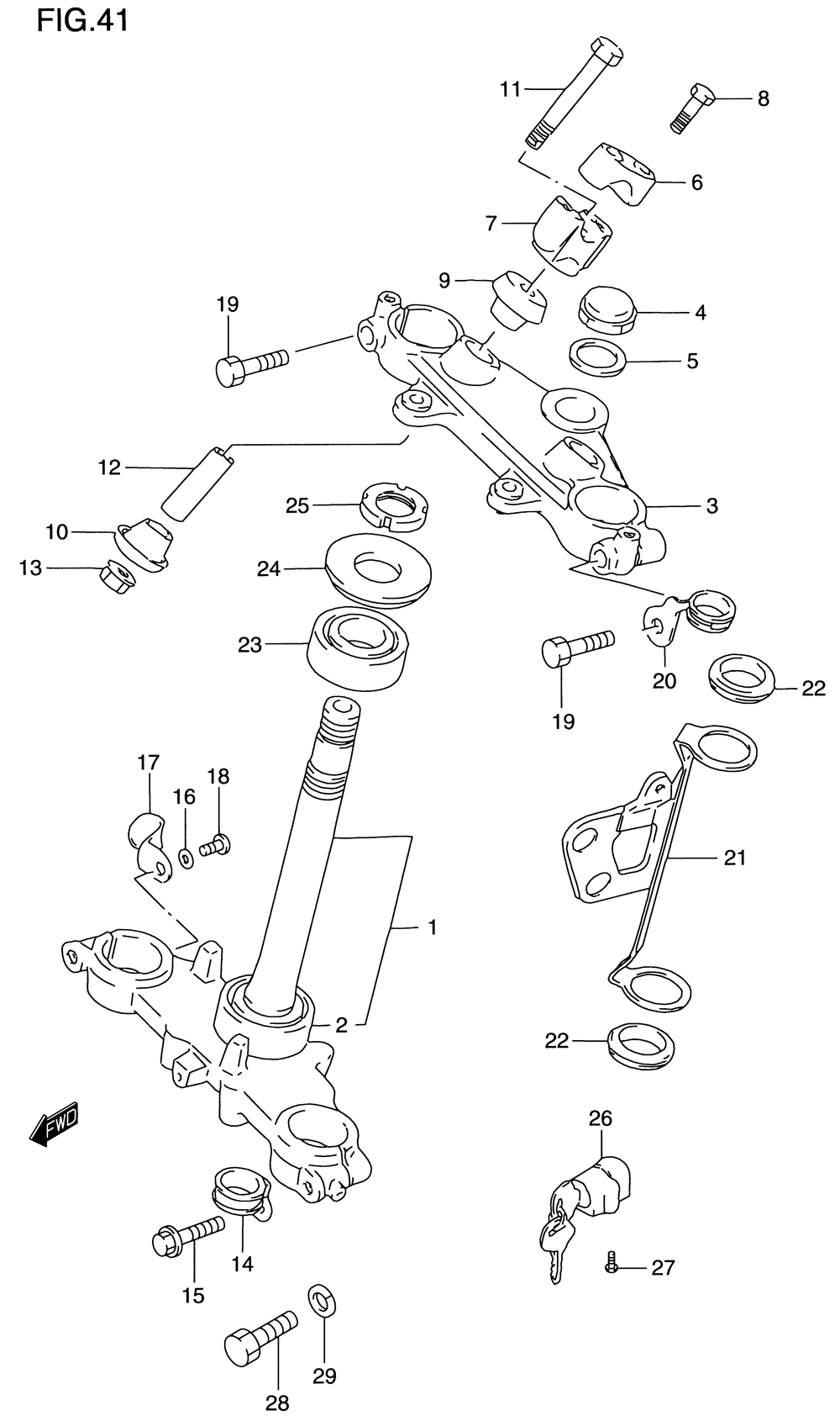 Steering stem