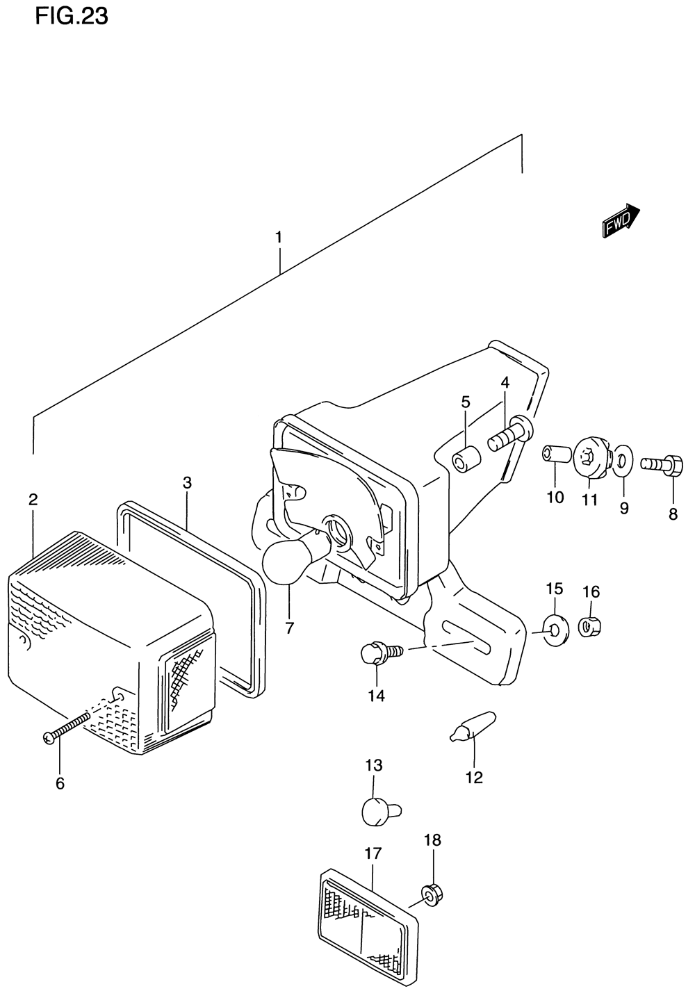 Rear combination lamp