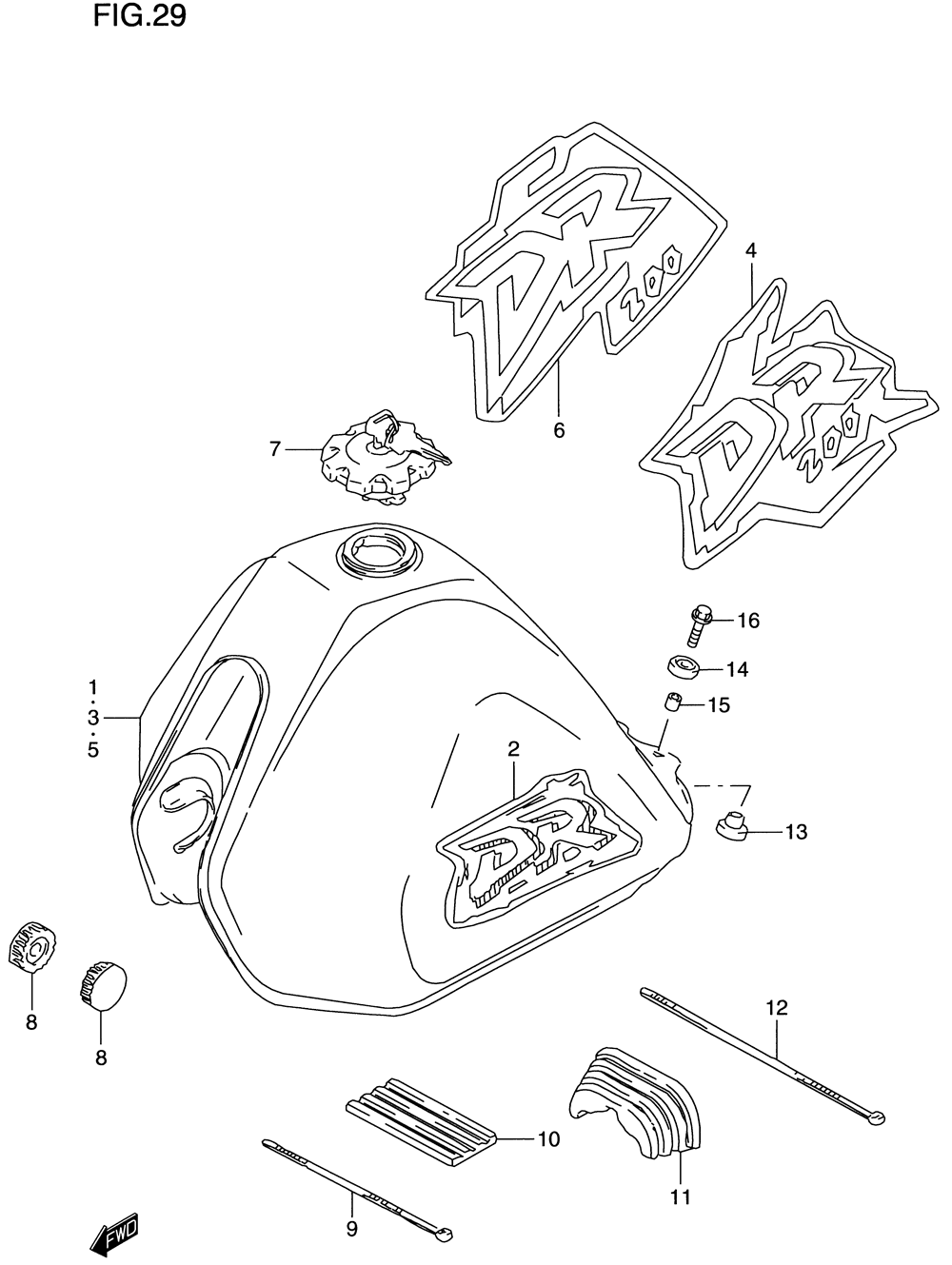 Fuel tank (model t_v_w)