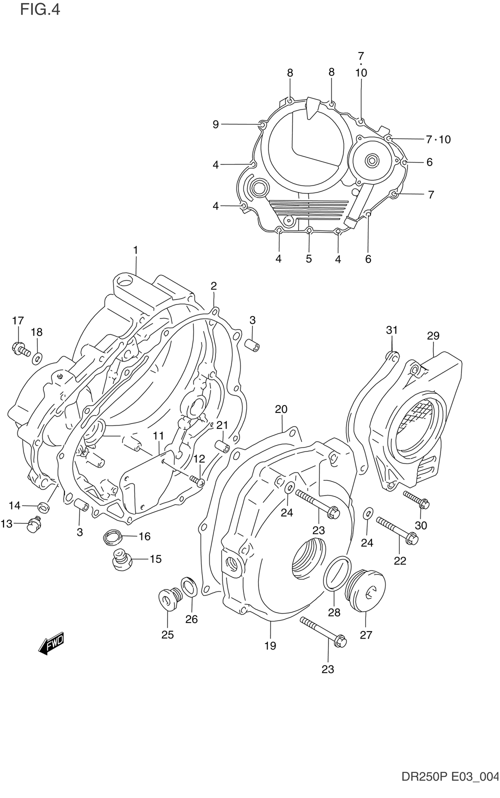 Crankcase cover