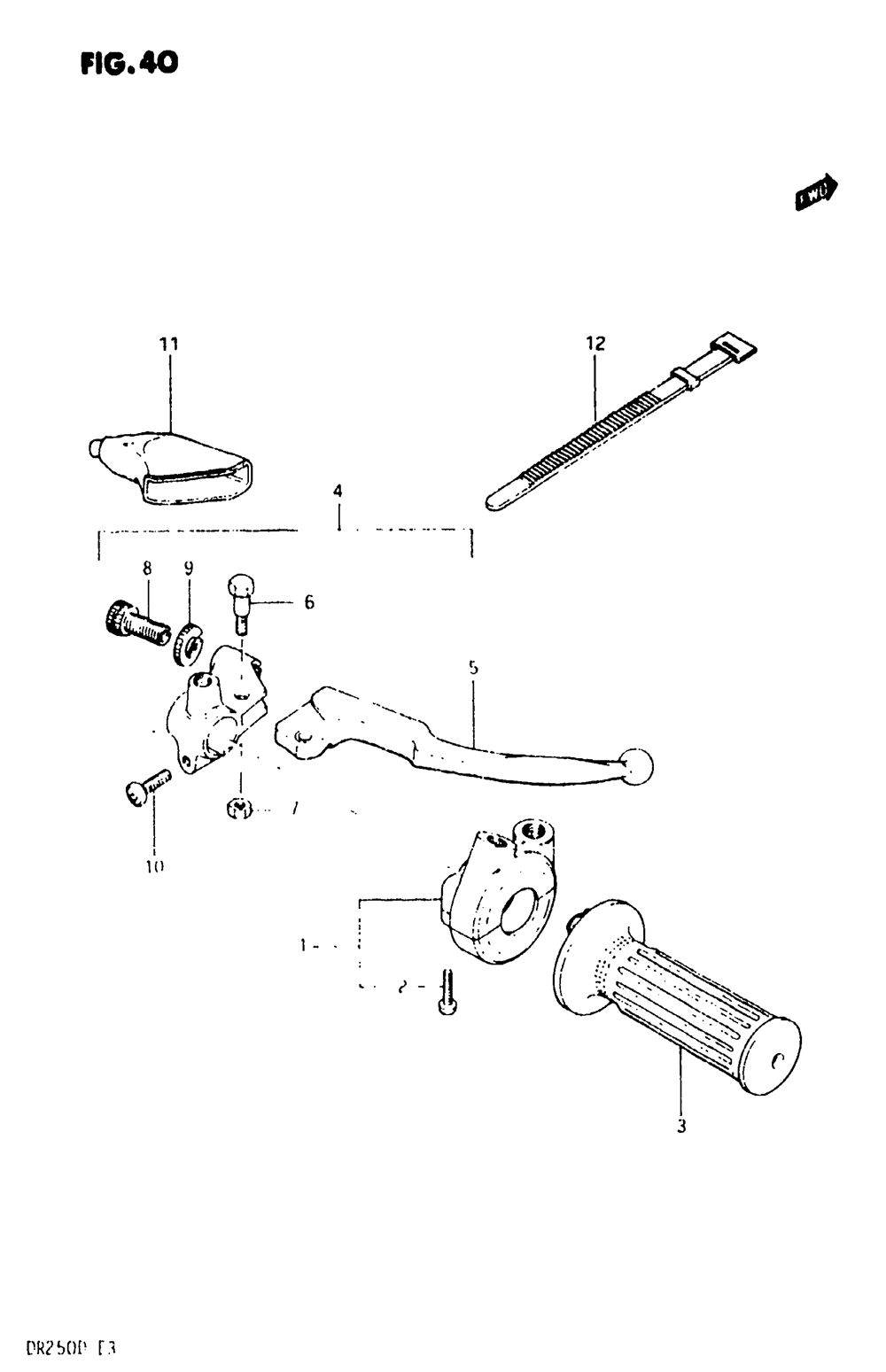 Right handle switch