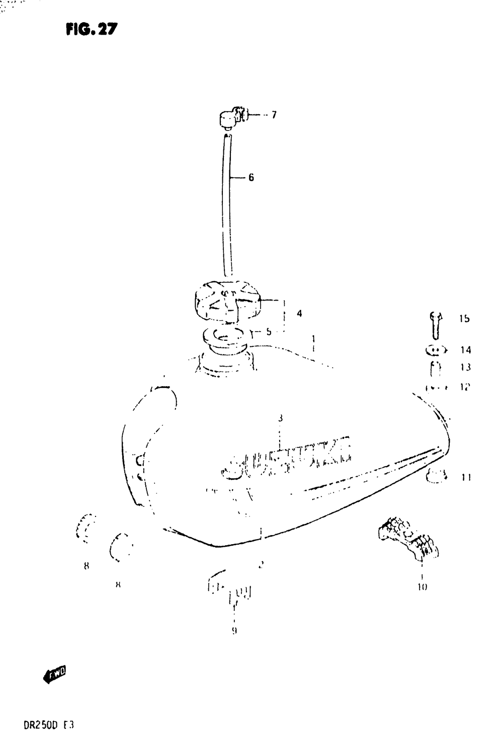 Fuel tank (model d)