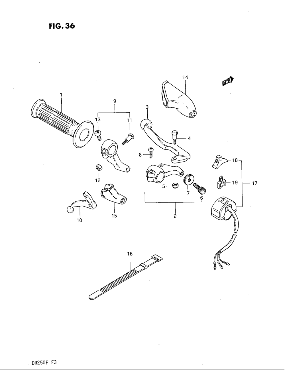 Left handle switch