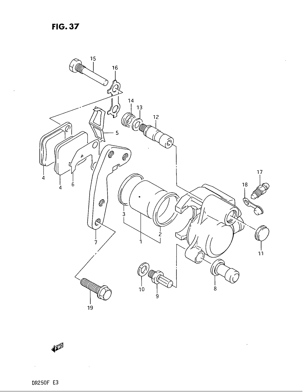 Front caliper