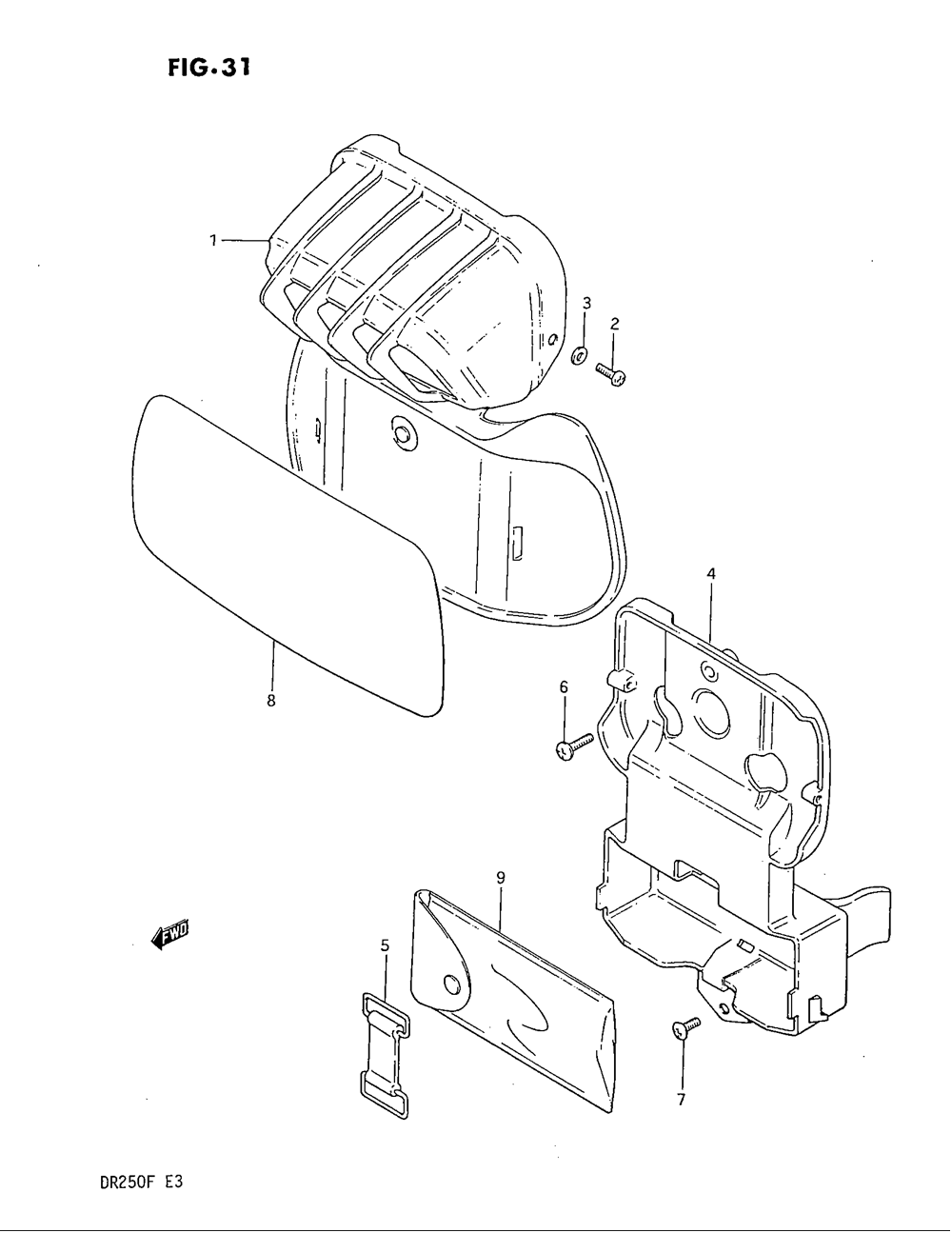 Headlamp housing