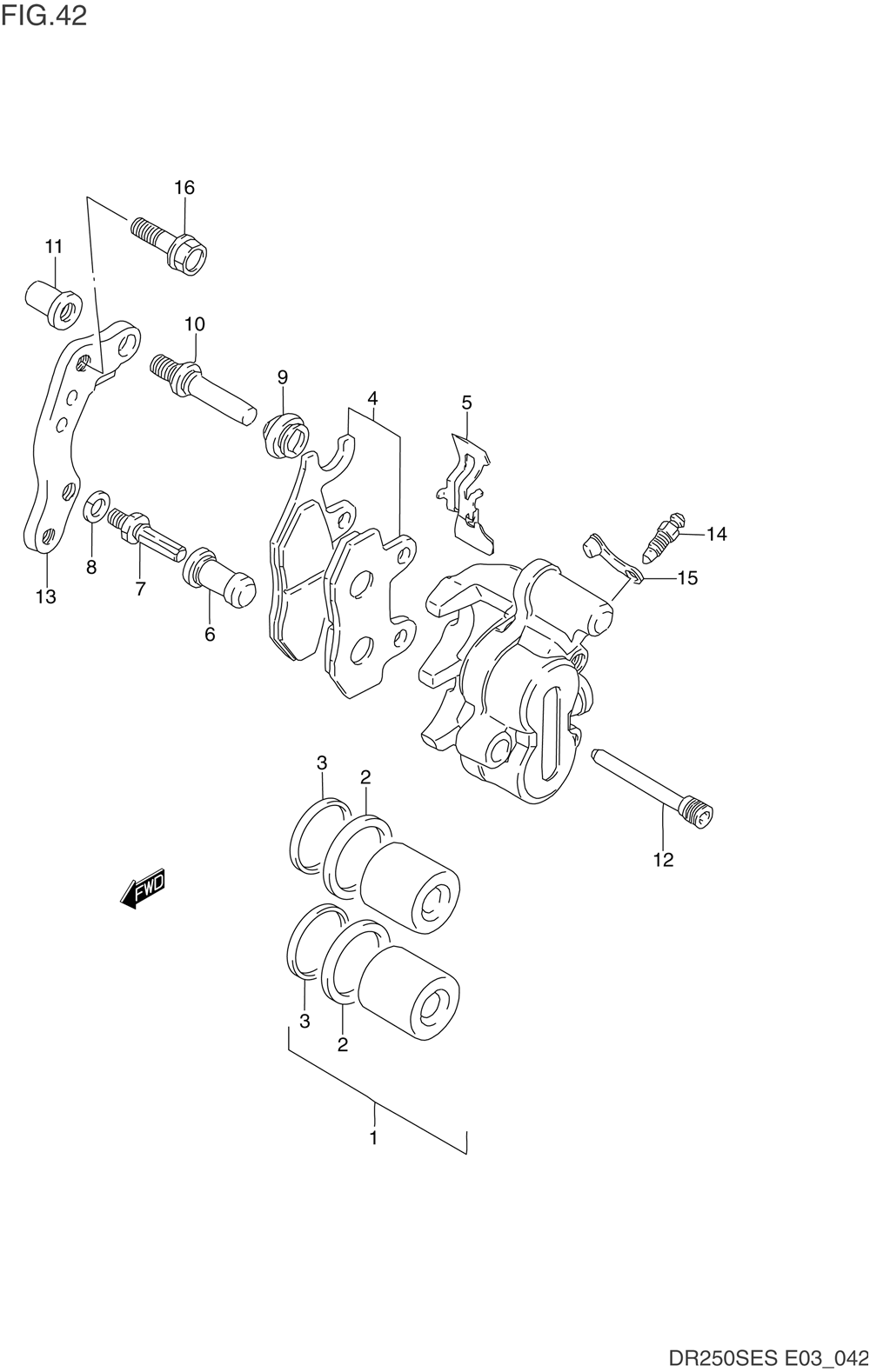 Front caliper