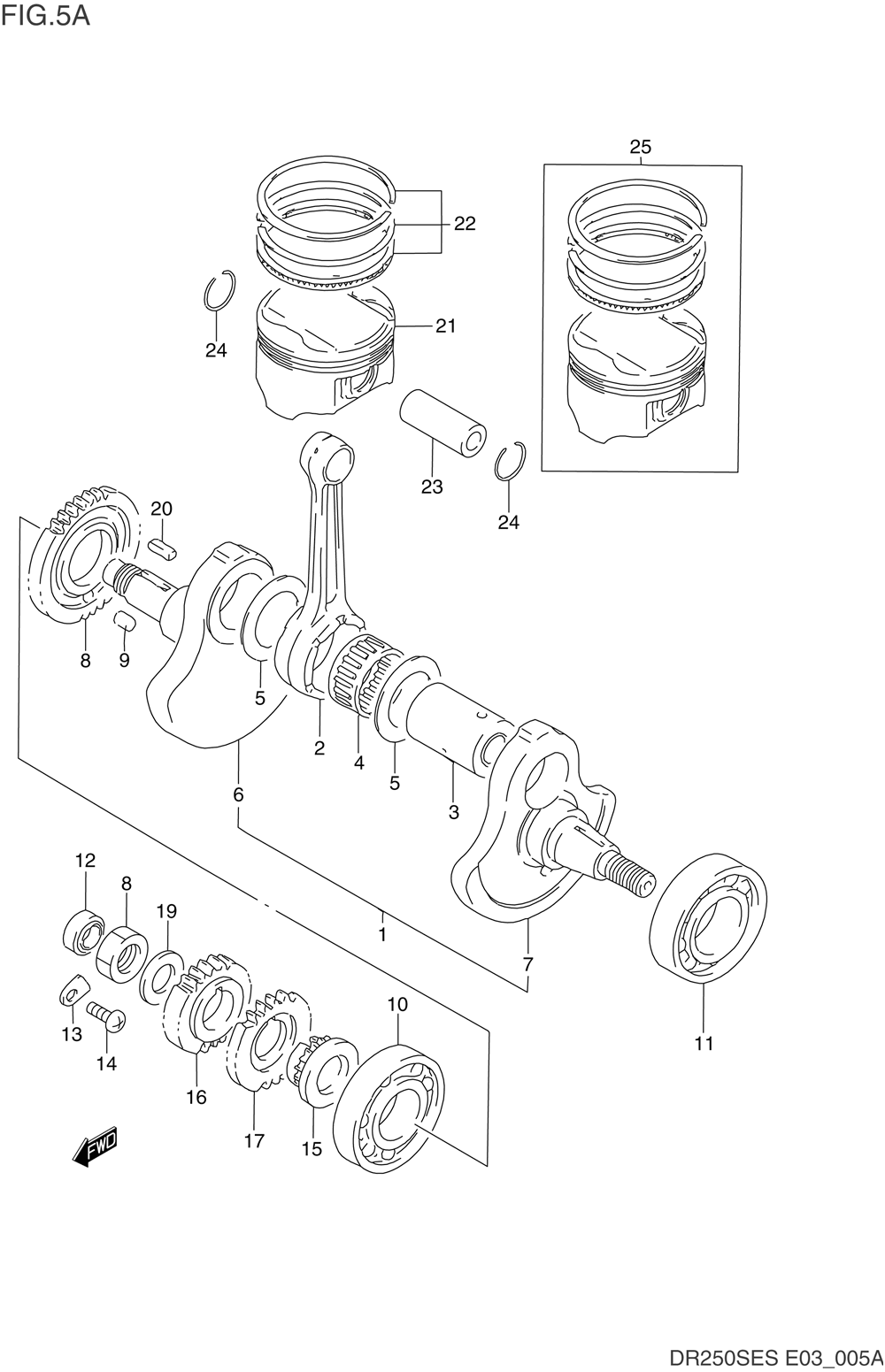 Crankshaft (model p_r_s)