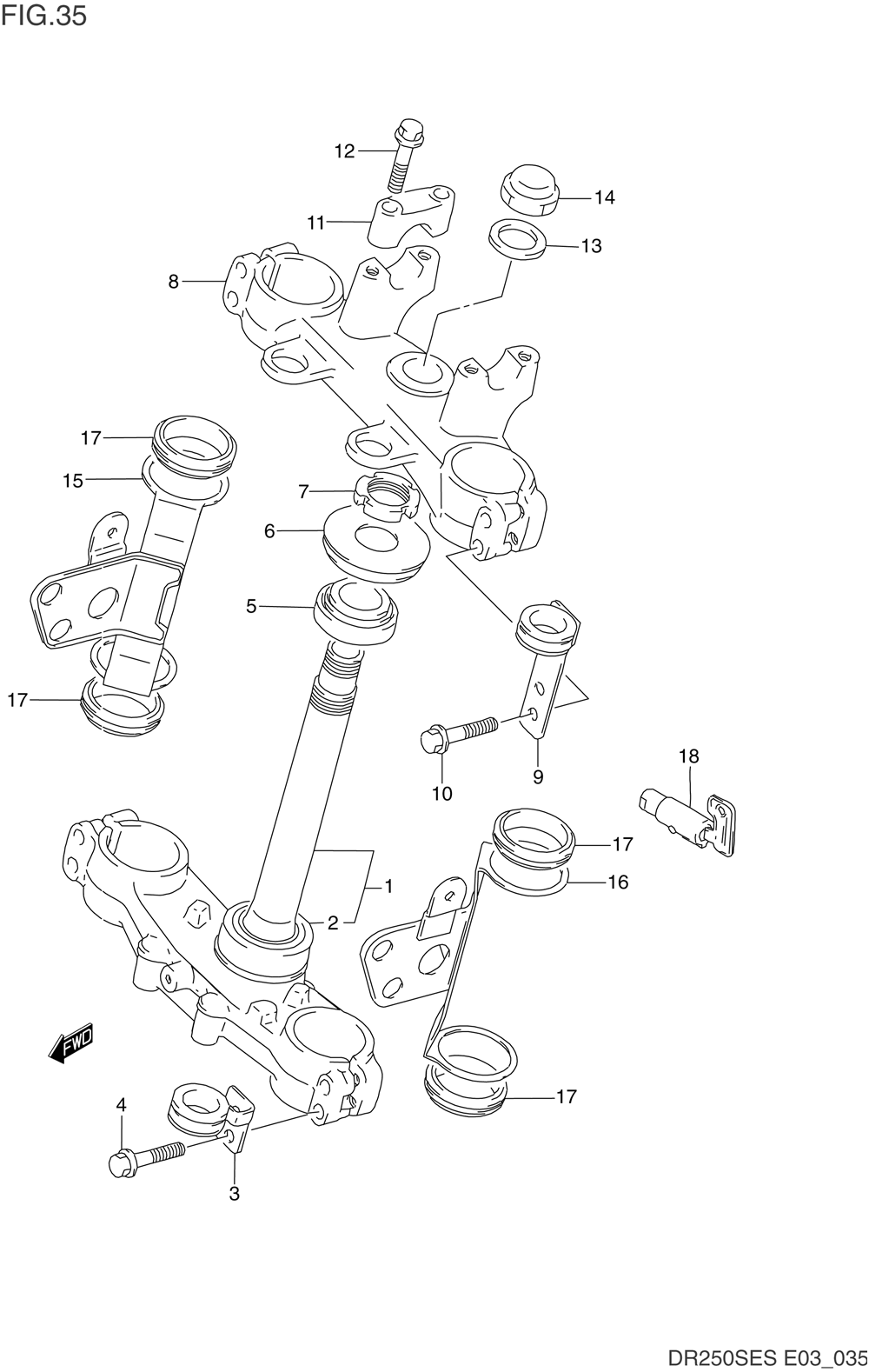 Steering stem