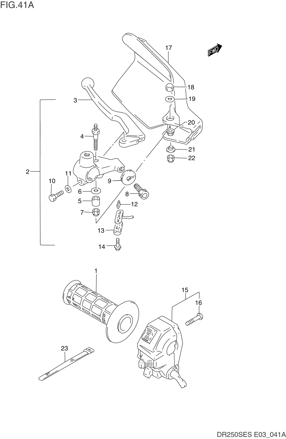 Left handle switch (model p_r_s)