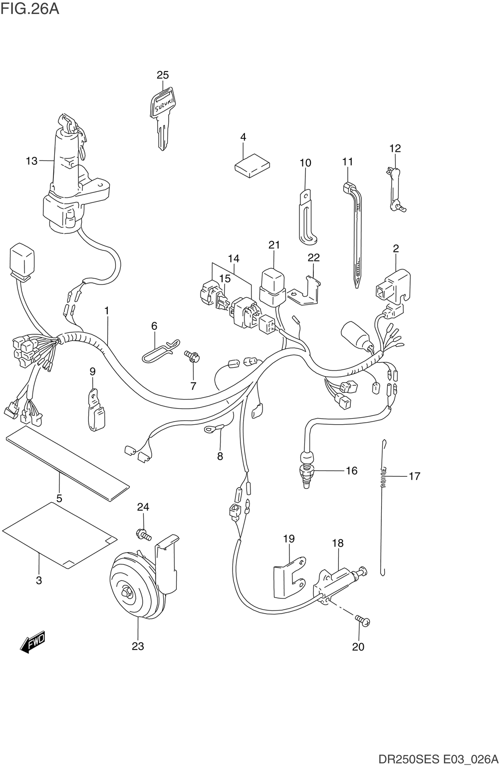 Wiring harness (model p_r_s)