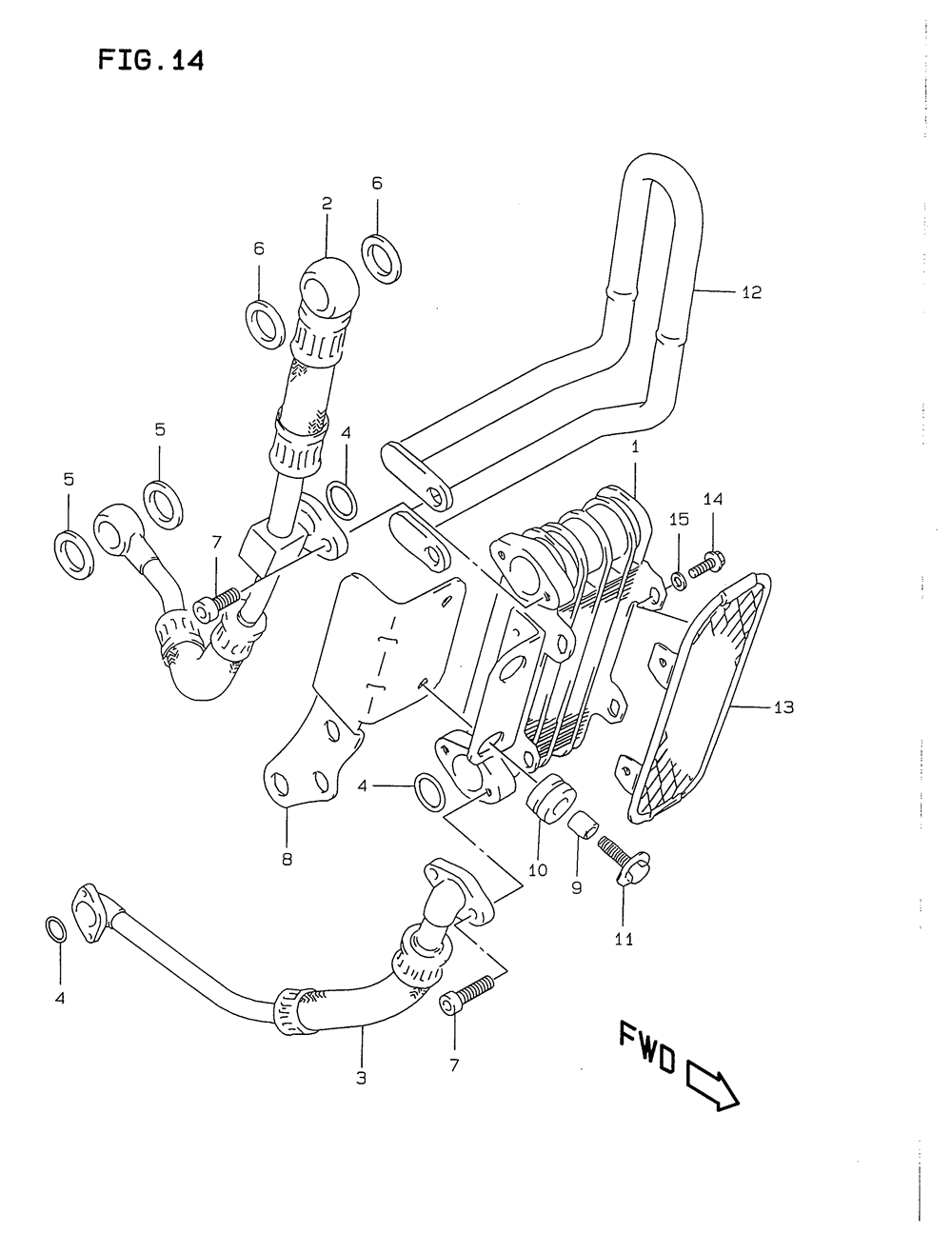 Oil cooler (optional)