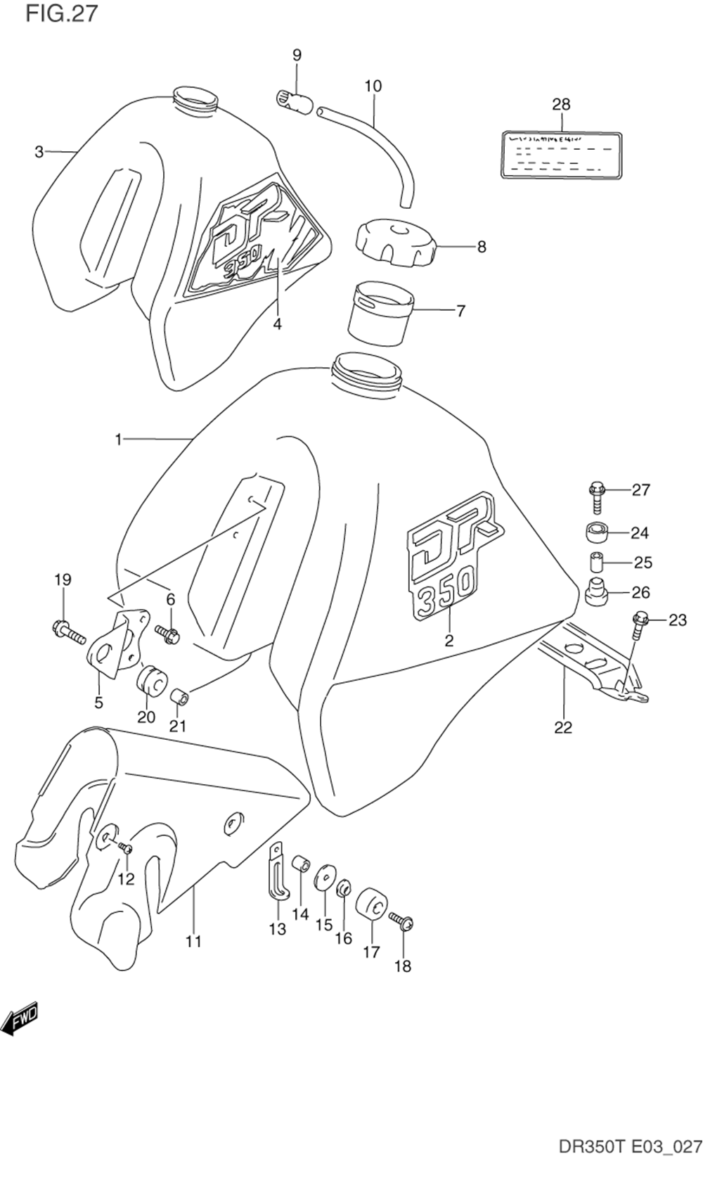 Fuel tank (model l_m)