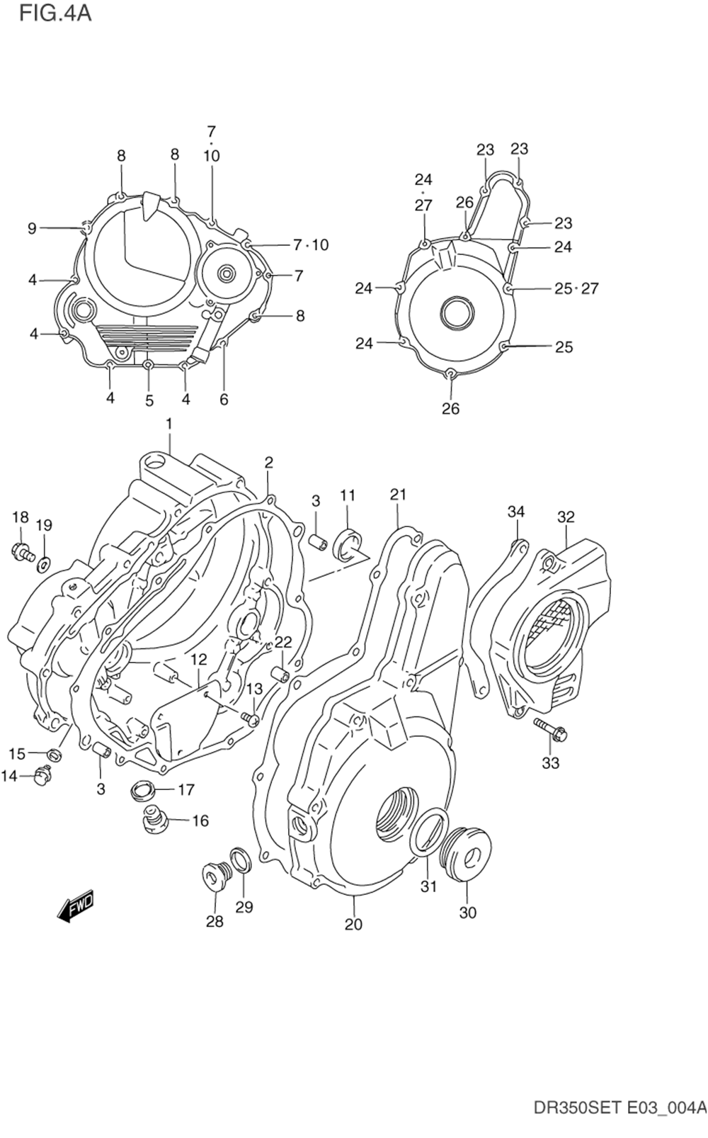 Crankcase cover (model r_s_t)