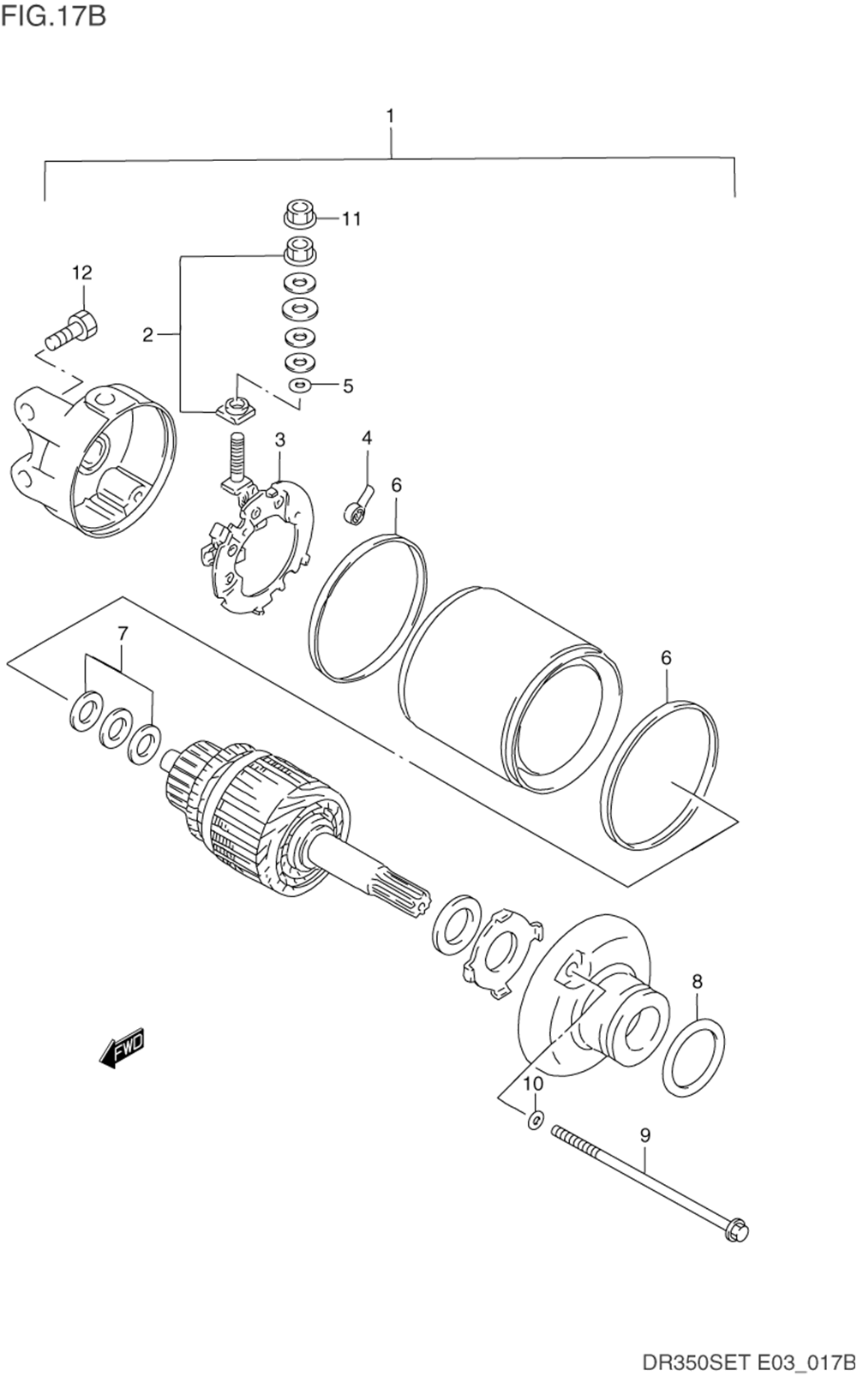 Starting motor (model t)