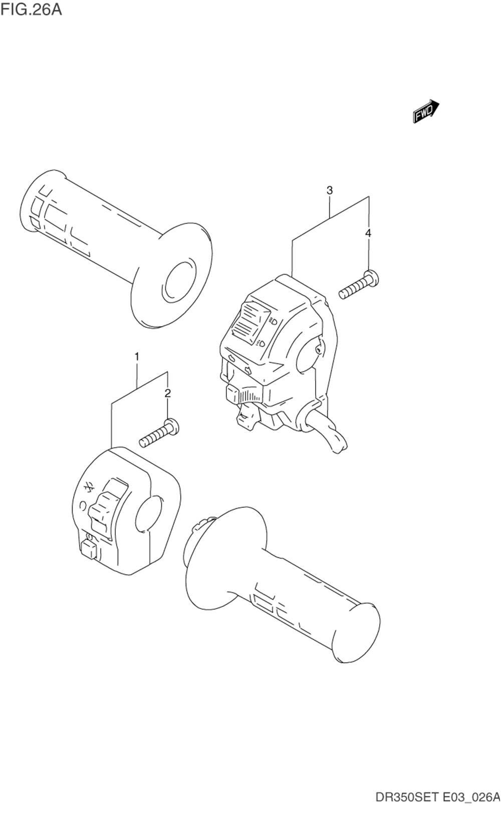 Handle switch (model t)