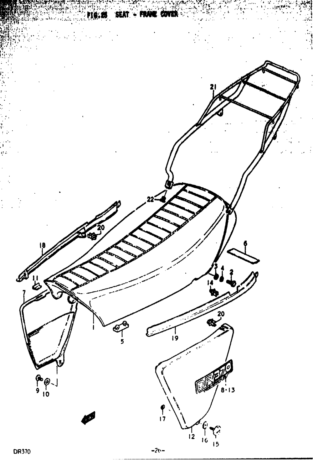 Seat - frame cover