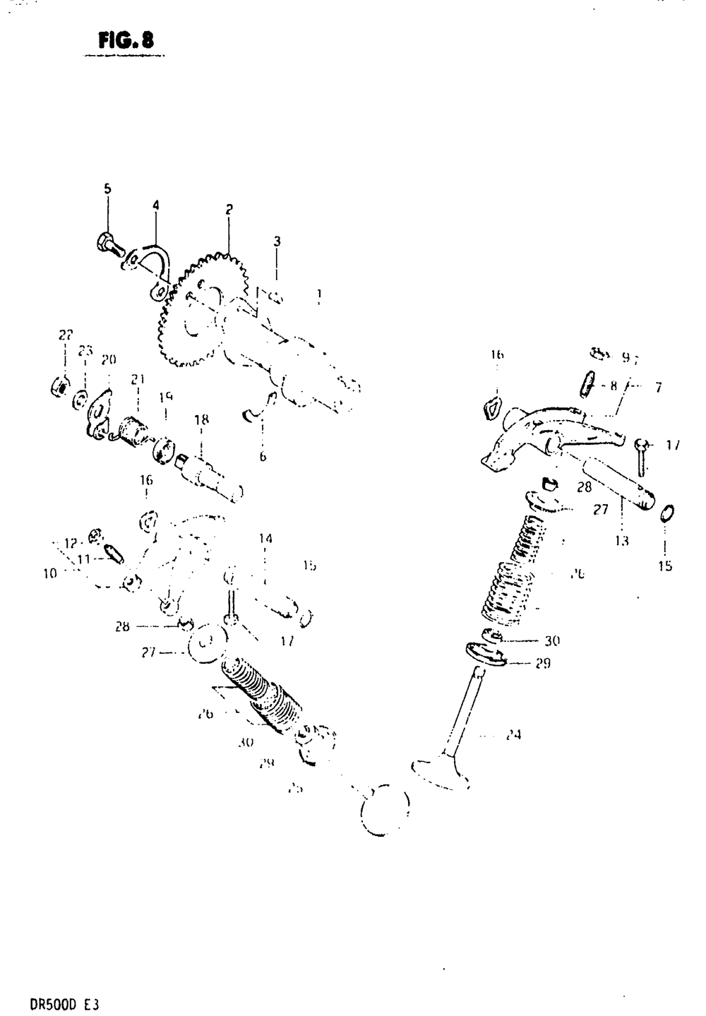 Cam shaft - valve