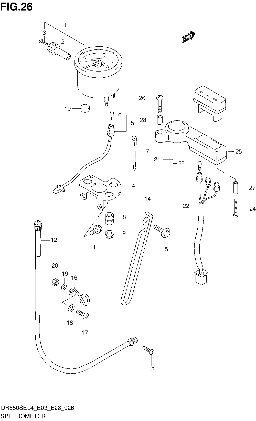 Speedometer (dr650sel4 e03)