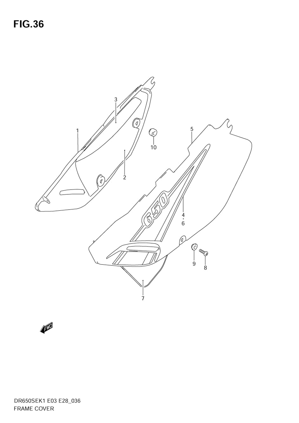 Frame cover (model k1)