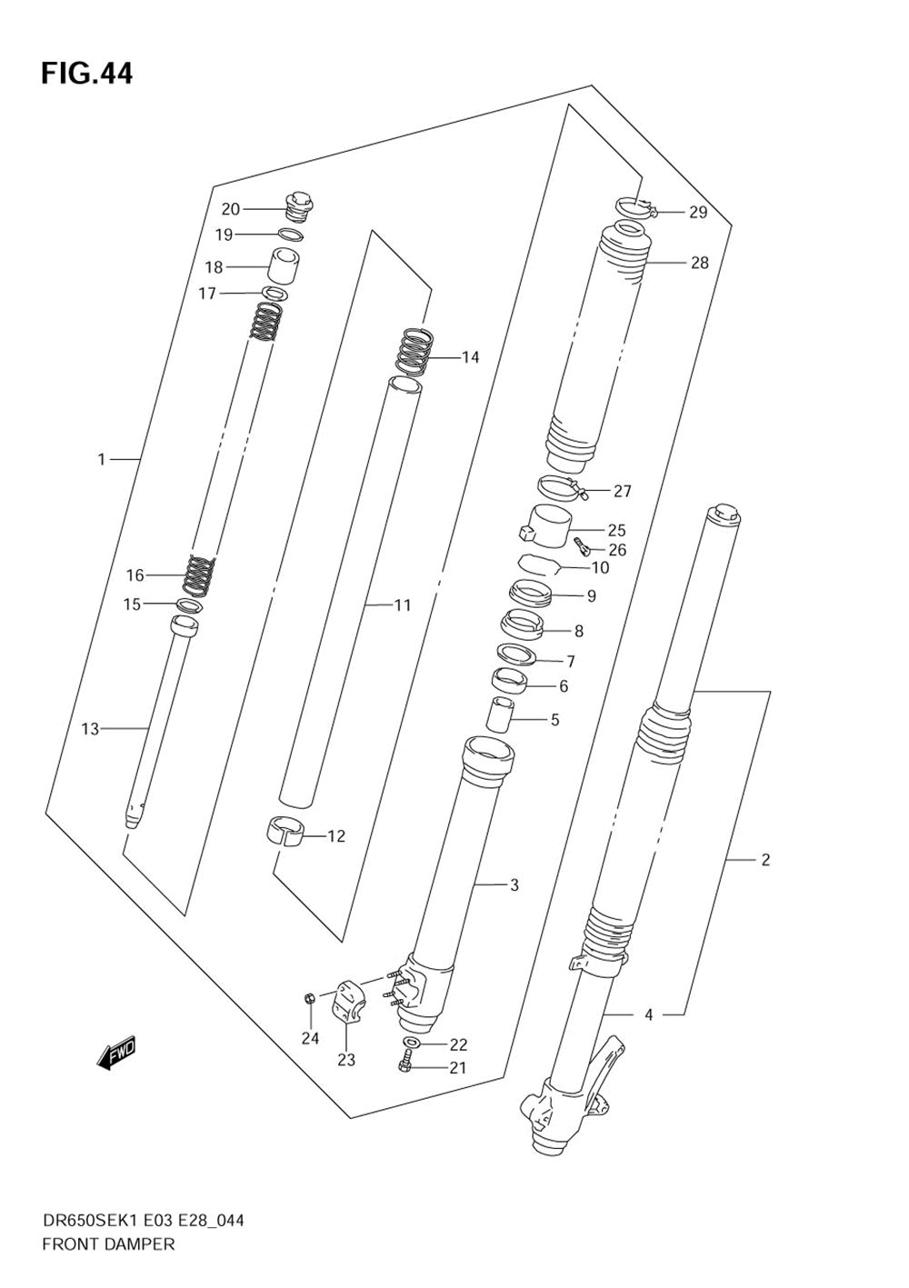 Front damper