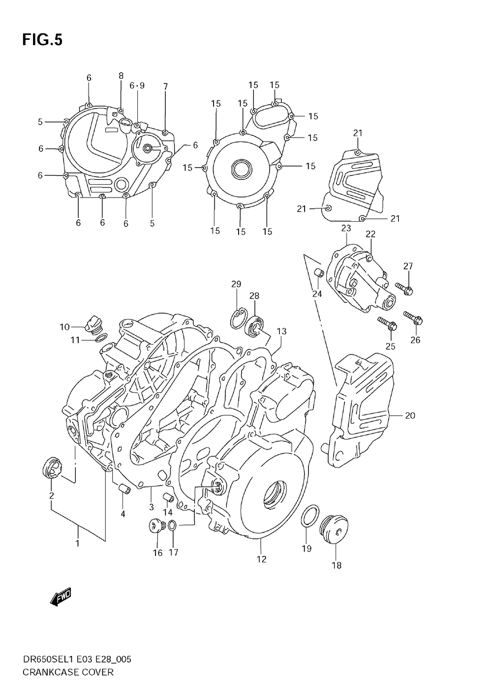 Crankcase cover