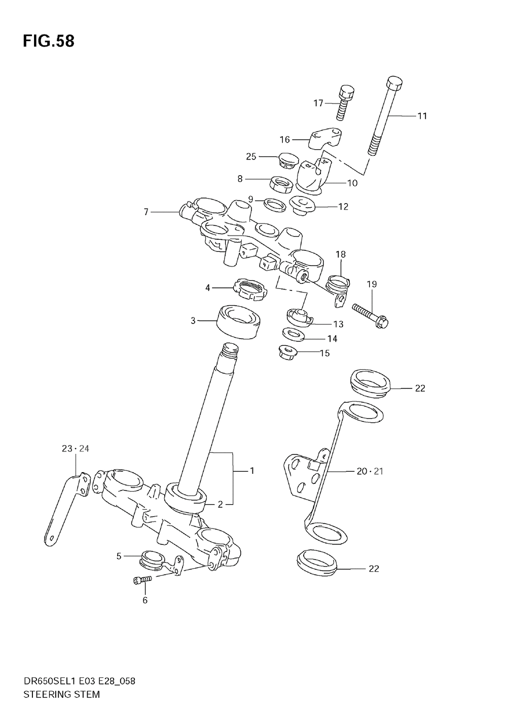 Steering stem