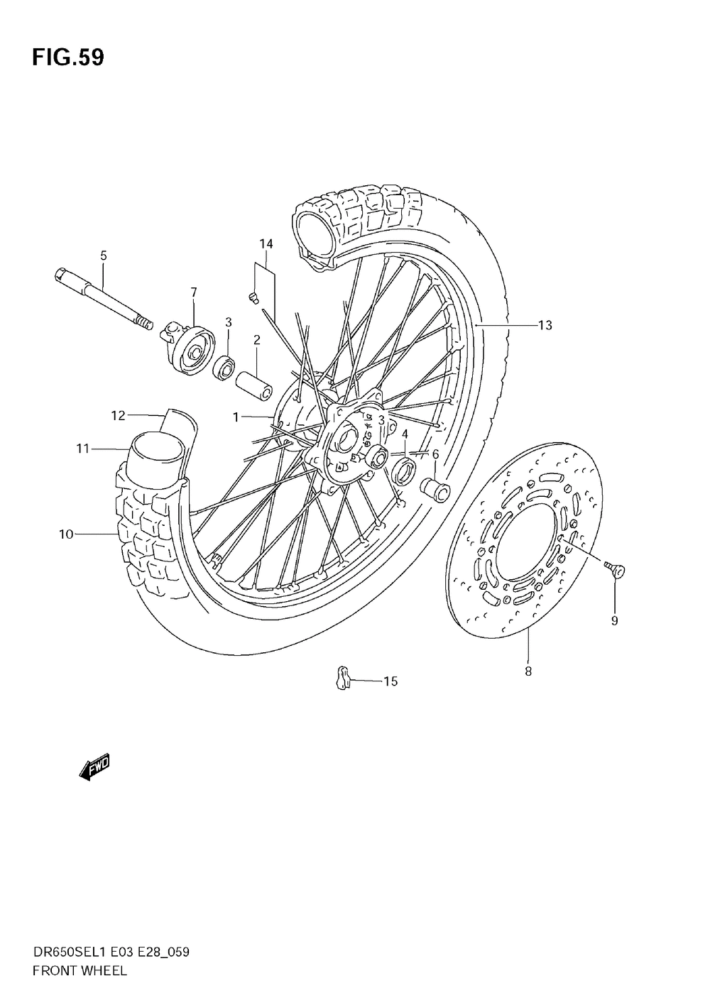 Front wheel